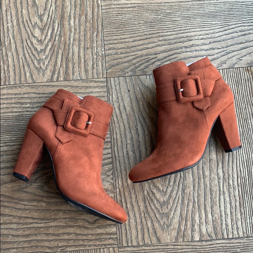 ModCloth Rust Tan Bootie